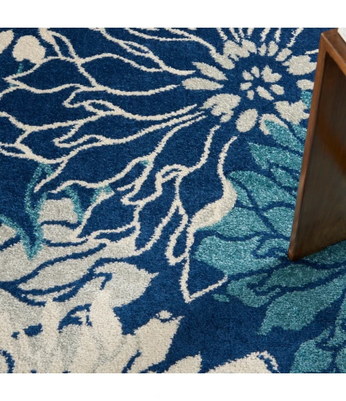 Nourison Passion Area Rug PSN17-Navy/Ivory