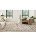 Nourison Serenity Home Ivory Mocha SRH02 7 ft. 10 in. X 9 ft. 10 in. Rectangle Rug