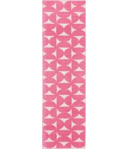 Nourison Harper Pink DS301 2ft.2in. x 7ft.6in. Rect. Rug