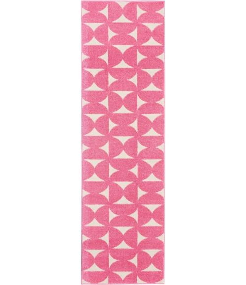 Nourison Harper Pink DS301 2ft.2in. x 7ft.6in. Rect. Rug