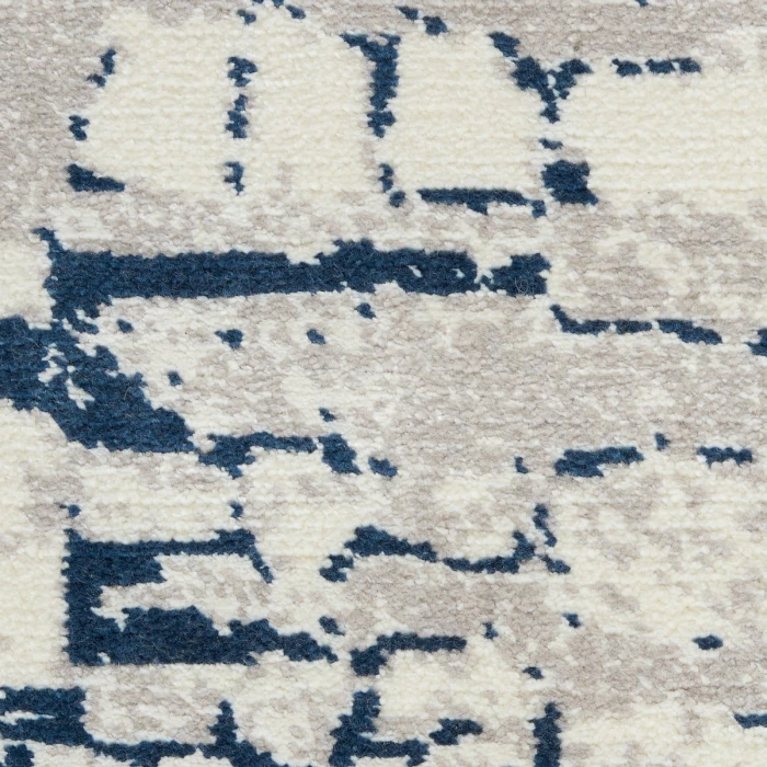 Nourison Twilight Area Rug TWI10 Ivory/Navy 2' x 3'