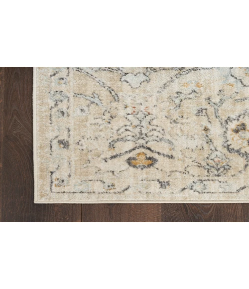 Nourison Oushak Home Cream OUS01 5 ft. 5 in. X 7 ft. 3 in. Rectangle Rug