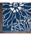 Nourison Passion Area Rug PSN17 Navy/Ivory 2'2" x 10'