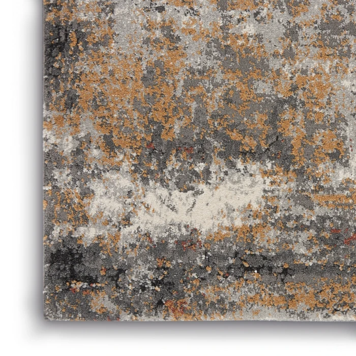 Nourison Tangra Grey/Multi TNR03 4 ft. X 6 ft. Rect. Rug