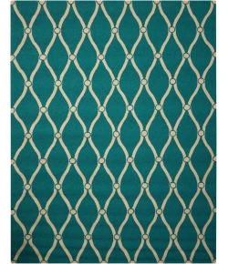 Nourison Home Portico Aqua POR02 10ft. x 13ft. Rect. Rug