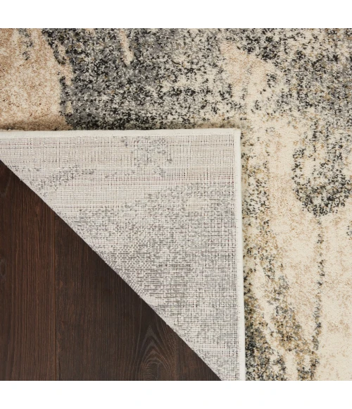 Nourison Fusion Area Rug FSS16-Cream Grey