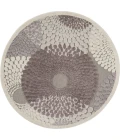 Nourison Graphic Illusions Round Area Rug GIL04-Grey