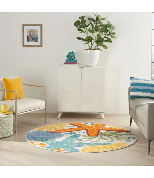 Nourison Aloha Area Rug ALH24-Multicolor