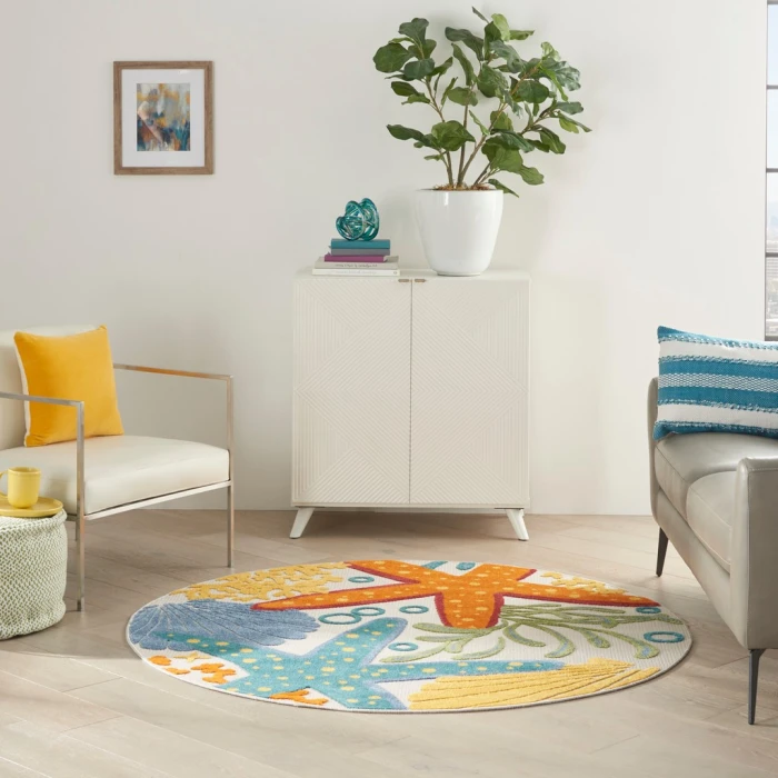 Nourison Aloha Area Rug ALH24-Multicolor