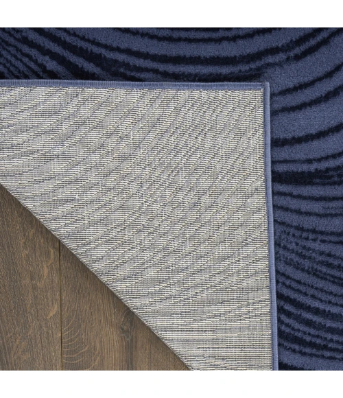 DKNY Central Park West Blue CEP02 7ft.10in. x 9ft.10in. Rect. Rug