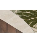 Nourison Aloha Ivory Green ALH05 5 ft. 3 in. Round Rug