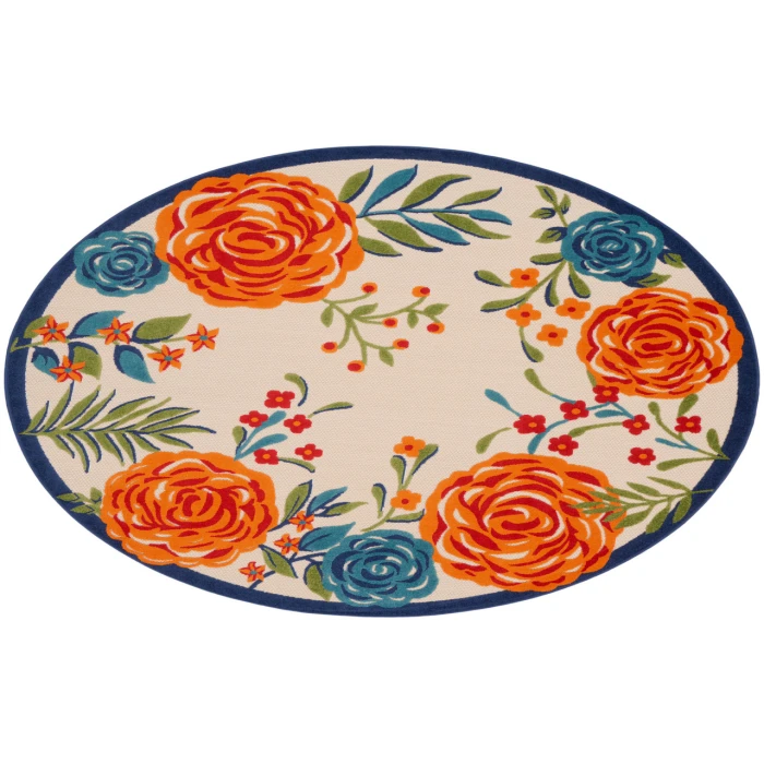 Nourison Aloha Multicolor ALH32 7’10” Round Rug