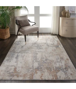 Nourison Home Rustic Textures RUS06 Beige Grey 5 ft. 3 in. X 7 ft. 3 in. Area Rug