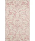 Nourison Jubilant Ivory Pink JUB09 2 ft. X 6 ft. Rectangle Rug