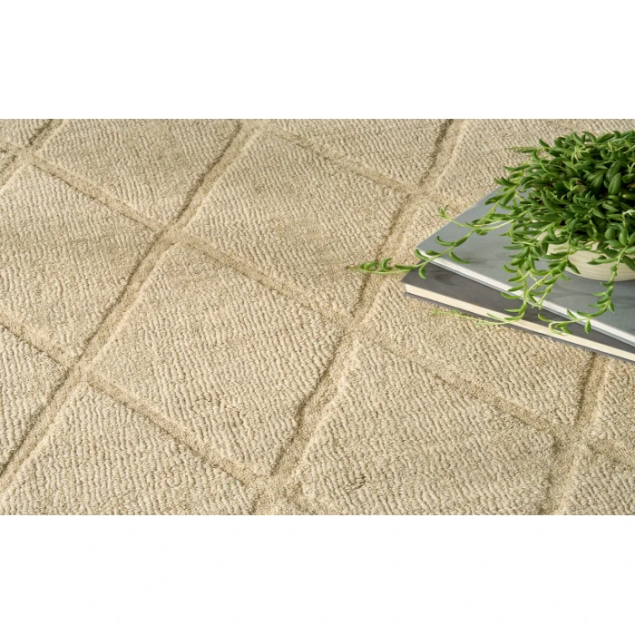 Nourison Wool Haven Beige WOH01 3 ft. 9 in. X 5 ft. 9 in. Rectangle Rug