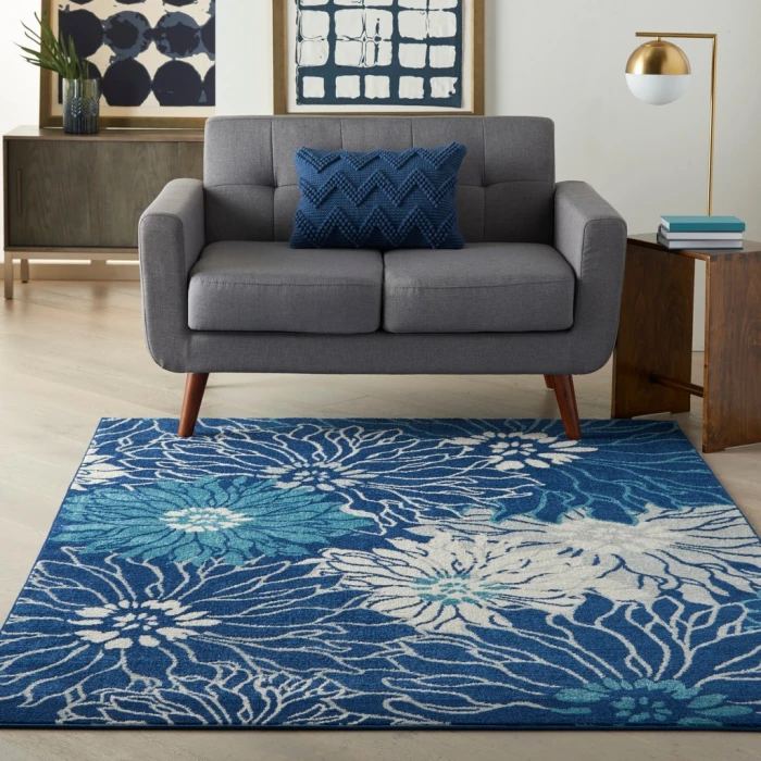 Nourison Passion Area Rug PSN17-Navy/Ivory