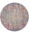 Nourison Passion Round Area Rug PSN09-Ivory/Multi