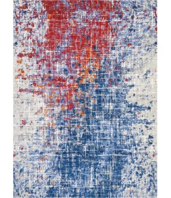 Nourison Home Twilight TWI25 Red/Blue 8 ft. 6 in. X 11 ft. 6 in. Area Rug