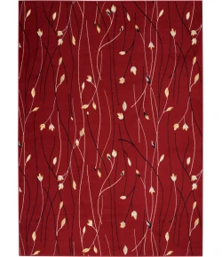Nourison Home Grafix GRF15 Red 6 ft. X 9 ft. Area Rug