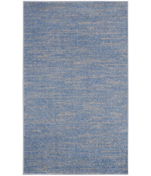 Nourison Essentials Area Rug NRE01-Blue/Grey