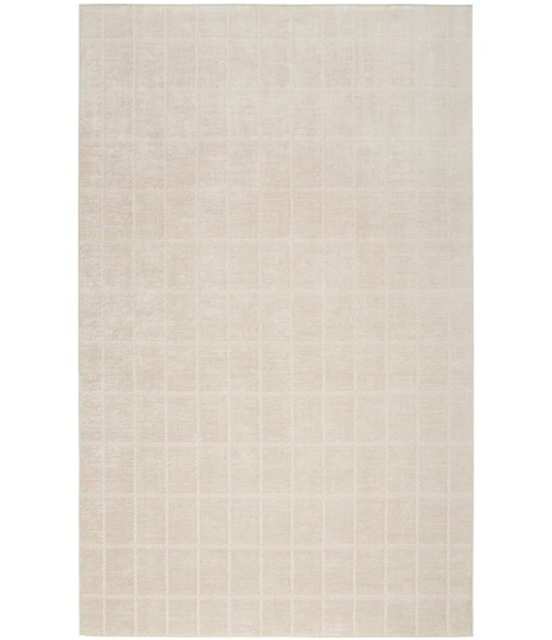 Nourison Serenity Home Ivory Cream SRH05 7 ft. 10 in. X 9 ft. 10 in. Rectangle Rug