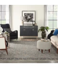 Nourison Starry Nights Area Rug STN10 Grey/Navy 8'6" x 11'6"