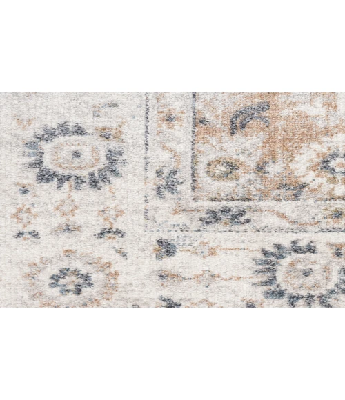 Nourison Astra Machine Washable Silver Taupe ASW16 2 ft. 2 in. X 8 ft. Rectangle Rug