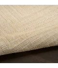 Nourison Tulum Cream TLM04 5 ft. 3 in. X 7 ft. Rect. Rug