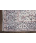 Nicole Curtis Machine Washable Series 1 Grey SR104 2 ft. 2 in. X 12 ft. Rectangle Rug