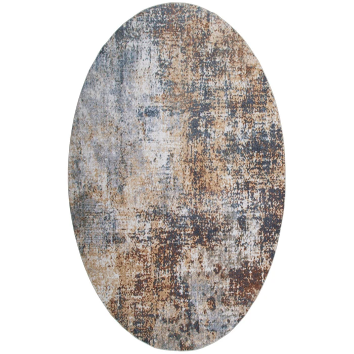 Nourison Astra Machine Washable Multicolor ASW07 7 ft. 10 in. Round Rug