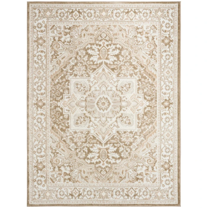 Nourison Dekor Taupe Ivory DEK08 5 ft. 3 in. X 7 ft. Rect. Rug
