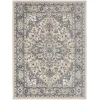 Nourison Home Quarry QUA05 Ivory Blue 7 ft. 10 in. X 9 ft. 10 in. Area Rug