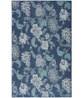 Nourison Garden Oasis Navy GOA03 6 ft. X 9 ft. Rectangle Rug