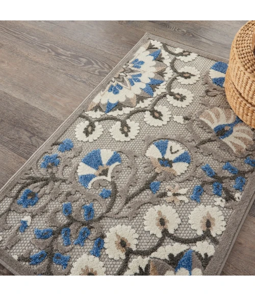 Nourison Aloha Area Rug ALH20-Grey/Multi