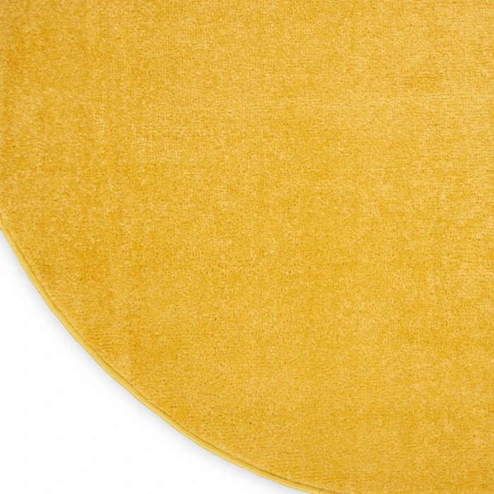 Nourison Essentials Yellow Area Rug NRE01-Yellow