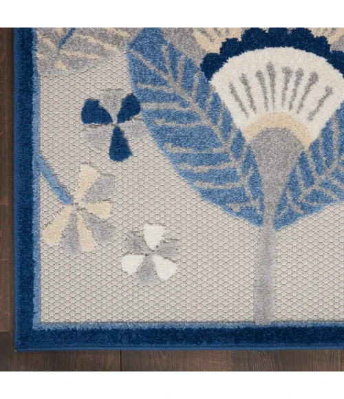 Nourison Aloha Area Rug ALH25-Blue/Grey