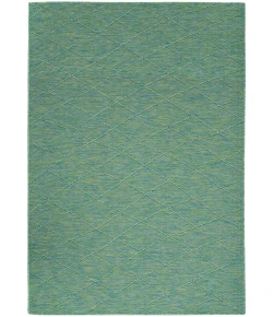 Nourison Home Washable Solutions WSL01 Blue/Green 6 ft. X 9 ft. Area Rug
