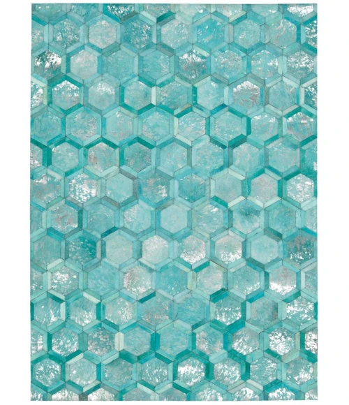 Michael Amini City Chic Area Rug MA100-Turquoise