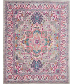 Nourison Home Passion PSN20 Light Grey Pink 8 ft. X 10 ft. Area Rug