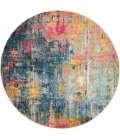 Nourison Celestial Area Rug CES09-Blue/Yellow