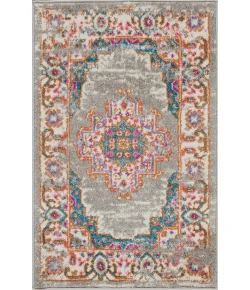 Nourison Home Passion PSN03 Grey 1 ft. 10 in. X 2 ft. 10 in. Area Rug