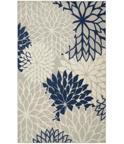 Nourison Home Aloha ALH05 Ivory Navy 9 ft. X 12 ft. Area Rug