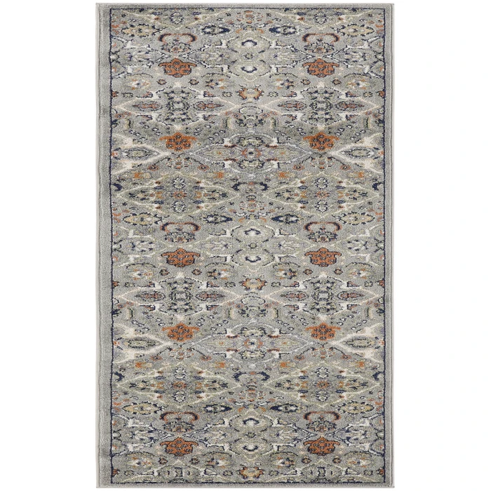 Nourison Allur Grey ALR03 2 ft. 3 in. X 7 ft. 6 in. Rectangle Rug