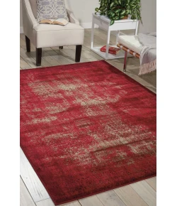 Nourison Home Karma KRM01 Red 3 ft. 9 in. X 5 ft. 9 in. Area Rug