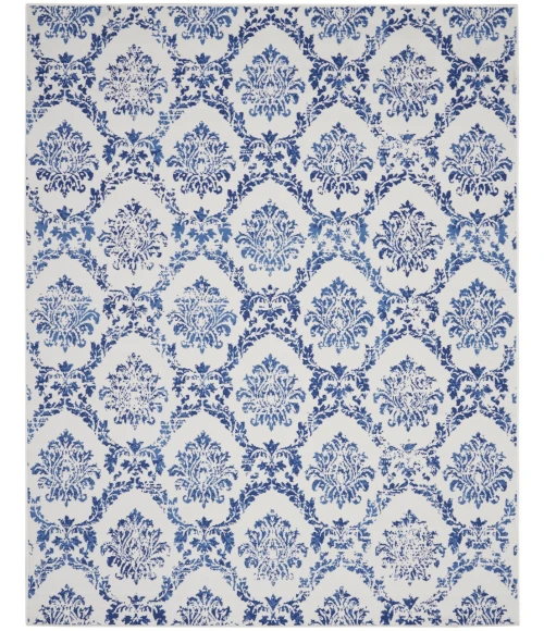 Nourison Whimsicle Area Rug WHS01-Ivory Navy