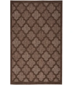 Nourison Home Easy Care NES01 Brown 4 ft. X 6 ft. Area Rug