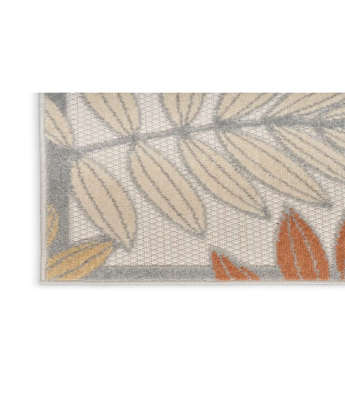 Nourison Aloha Blue Mocha ALH18 5 ft. 3 in. X 7 ft. 5 in. Rectangle Rug