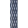 Nourison Home Twist Reversible TWS01 Navy 2 ft. X 6 ft. Area Rug