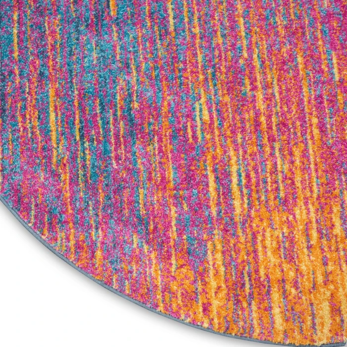 Nourison Passion Round Area Rug PSN09-Multicolor
