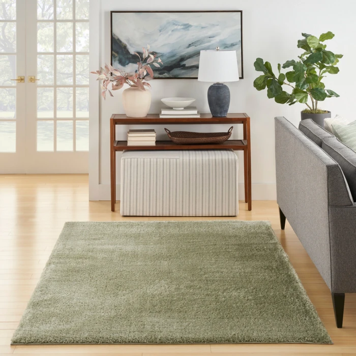 Nourison Pacific Shag Area Rug PCS01 Green